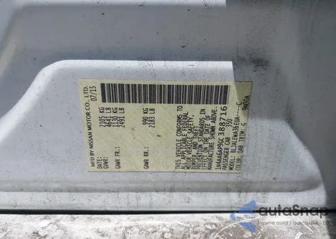 2016 Nissan Maxima 3.5 Sl from USA, damaged, VIN 1N4AA6AP9GC388716